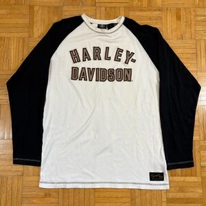 Harley Davidson Color Block Lightweight Sweater